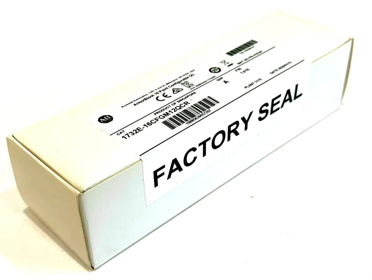 ALLEN BRADLEY 1732E-16CFGM12QCR I/O ARMOUR BLOCK SER.A NEW,SURPLUS SEALED