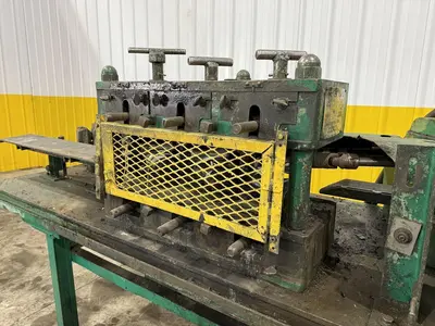 USED BLISS/MAC-HEMP AXY 6-ROLL ROTARY TUBE & PIPE STRAIGHTENER (14626)