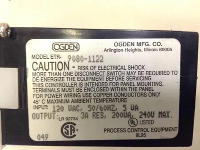 USED OGDEN ETR-9080-1122