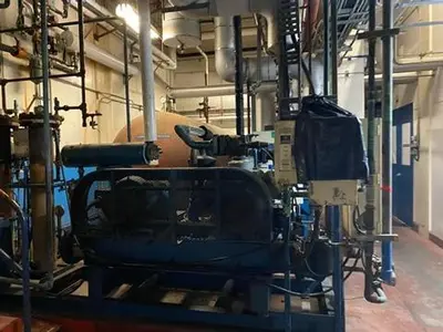 Compressor Room with Wittemann Hasselberg CO2 Packaged & Haffmans
