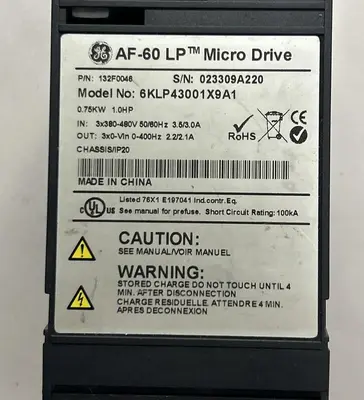 USED GENERAL ELECTRIC 6KLP43001X9A1
