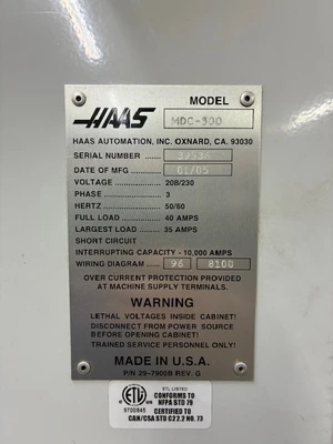 2005 HAAS MDC-500 Vertical Machining Centers | Norcal Machinery (5)