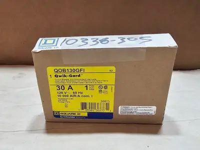 NEW SQUARE D QOB130GFI
