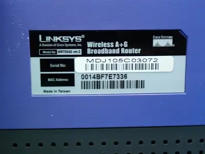 USED CISCO SYSTEMS WRT55AG