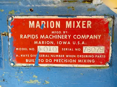 USED RAPID MACHINERY 4010