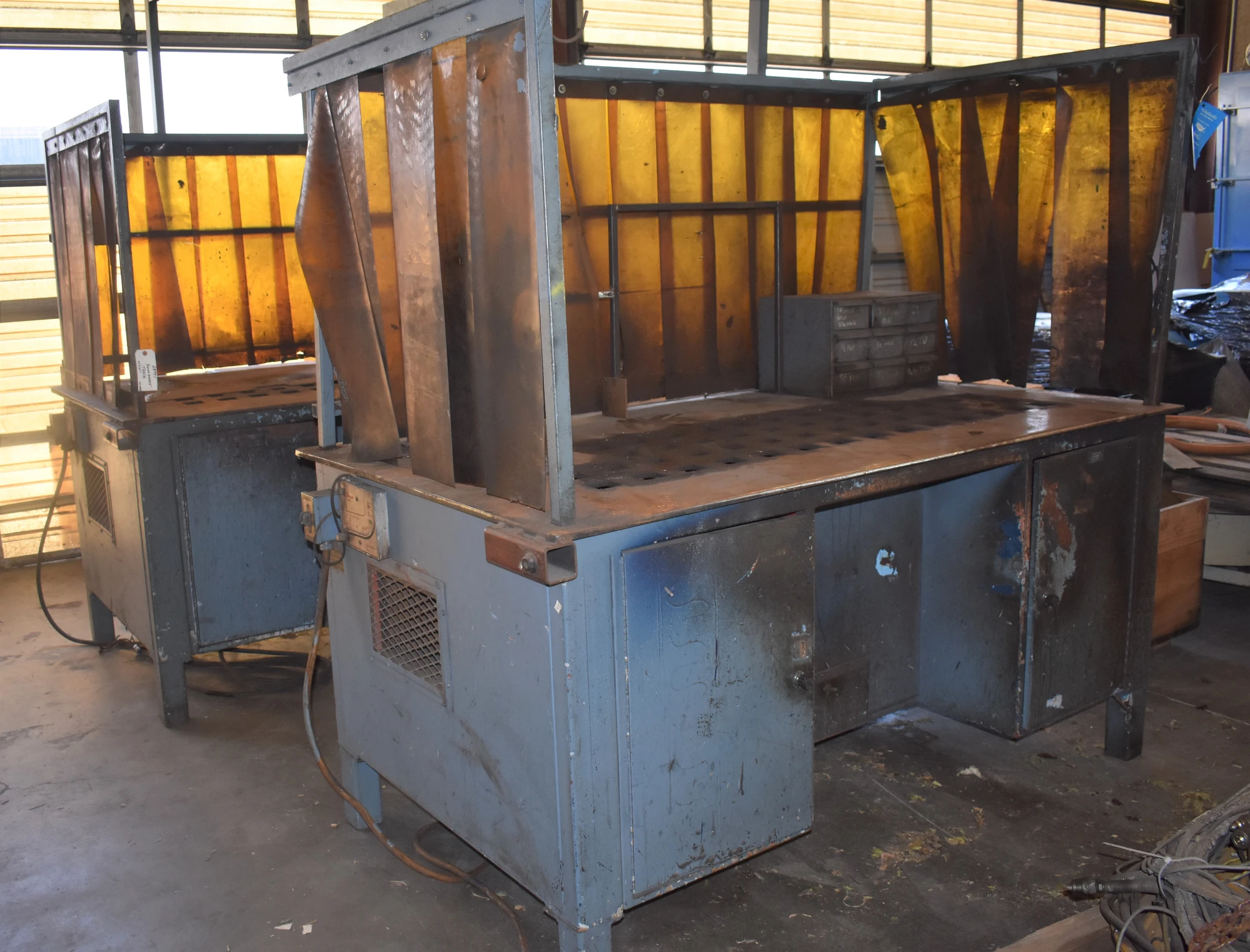 45" X 75" ACORN-TABLE STYLE HEAVY-DUTY INDUSTRIAL DUST SMOKE FUME COLLECTION DOWNDRAFT TABLE