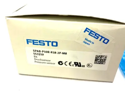 SPAB-P10R-R18-2P-M8, 553159 | Festo SPAB-P10R-R18-2P-M8 Digital Pressure Sensor 553159 - New Other
