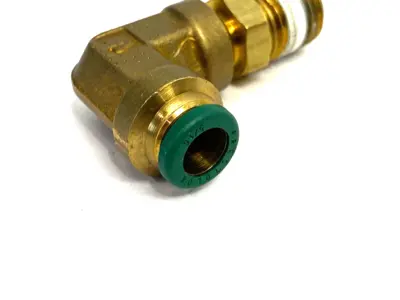 USED PARKER PRESTOLOK PUSH-TO-CONNECT SWIVEL ELBOW FITTING 5/16" OD X 1/4"