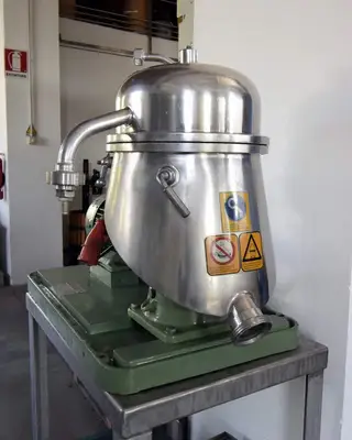 Westfalia SAOH 205 pilot plant separator, 316SS.