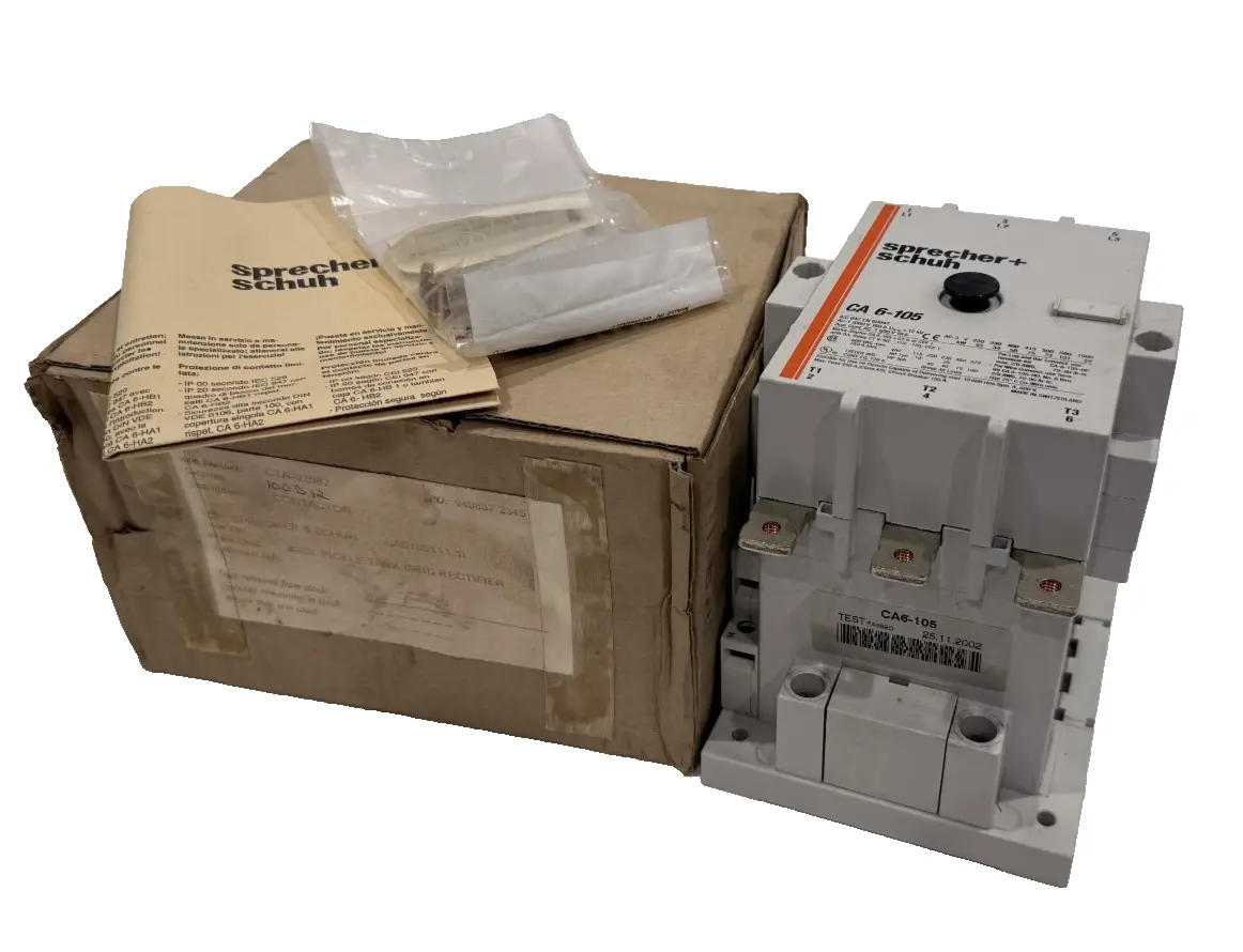 NEW SPRECHER & SCHUH CA6-105-11-120 CONTACTOR CA610511120