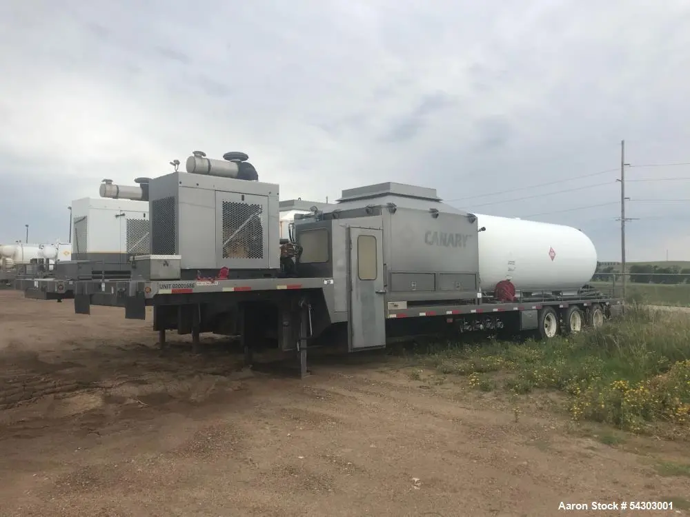Energy Fabrication TFH30P FRAC Processing Trailer with LP Tank
