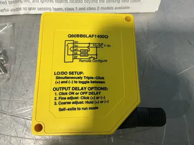 Used BANNER ENGINEERING Q60BB6LAF1400Q Photoelectric Sensors Ohio US | HGR 24 #1549551