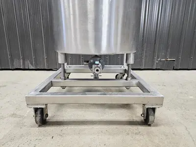 Used 35 Gallon Jacketed Tank (Reactor) with Homogenizer, 316 Stainless Steel