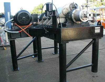 Krauss-Maffei KVZ-431 decanter centrifuge, 316SS.