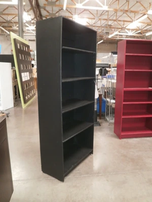Custom Black Design storage Design Furniture Re-purpose 34"X"x16"X 80" 5 shelves