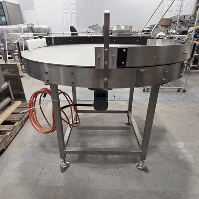 ACCUMULATION TABLE SHF TURN TABLE 48 INCH 316L # 112