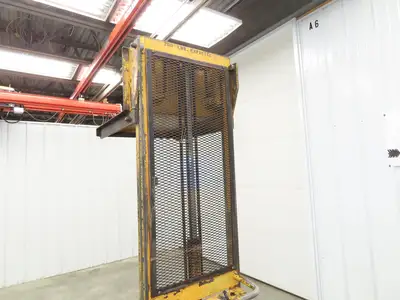 Langley BHLD Walk Behind Pallet Lift Truck 200lb 12V Straddle Platform 70" Lift