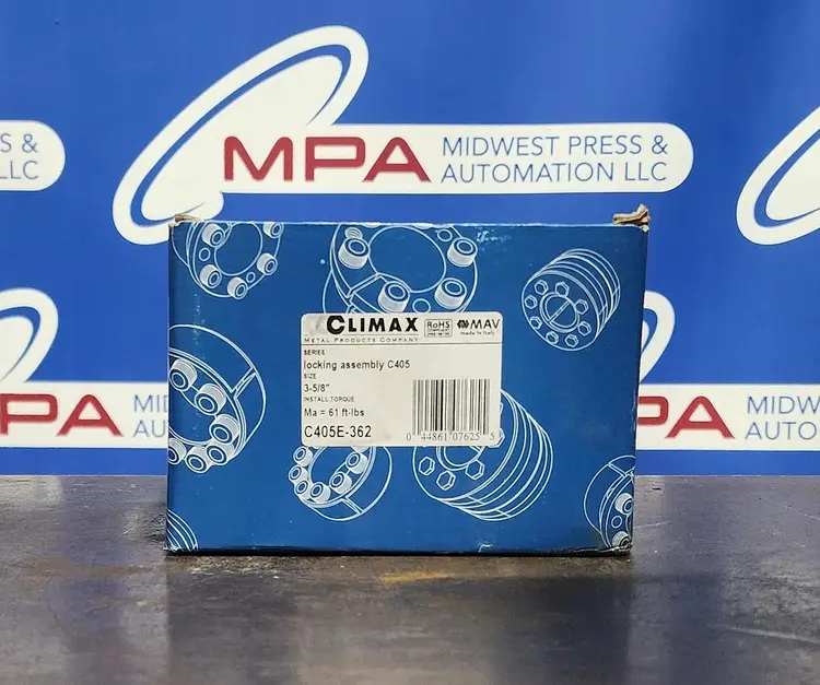 New | in-Stock CLIMAX C405E-362 Parts Michigan US | Midwest Press and Automation #618665