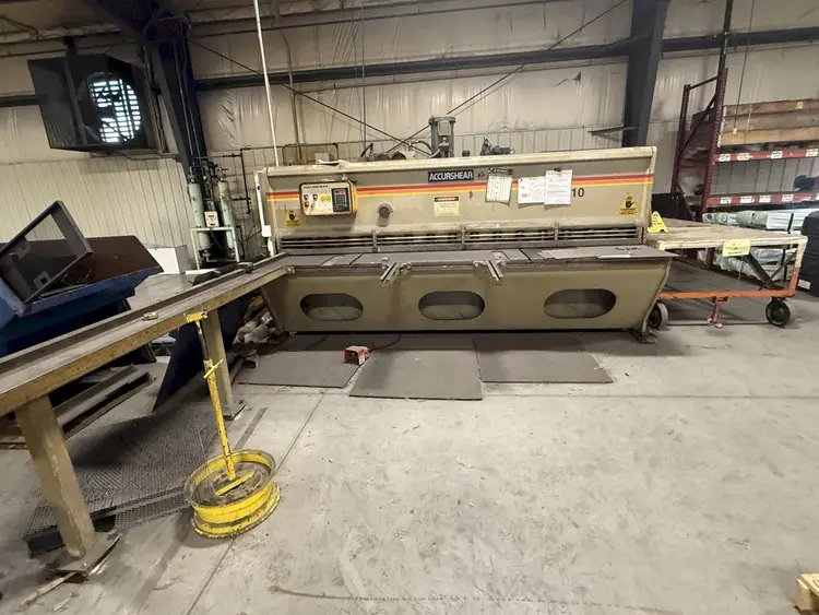 Used ACCURSHEAR _UNKNOWN_ Power Squaring Shears (Inch) Ohio US | Yoder Brothers machinery 6 #174150