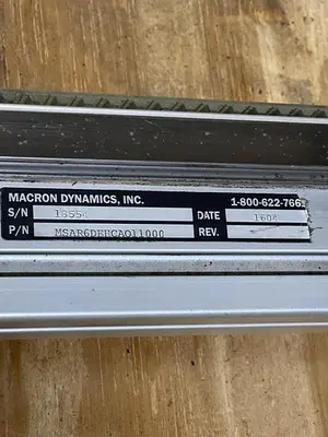 Used MACRON MACRON MSAR6DEHCA01100C Misc Electrical & Power Parts | ND Industrial Surplus #1214069