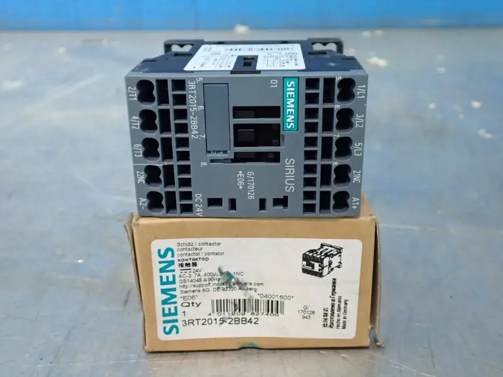 Used SIEMENS 3RT20152BB42 PLC Contactors Ohio US | HGR 24 #907479