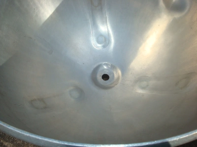 450L S/S Open Top Hemispherical Pan
