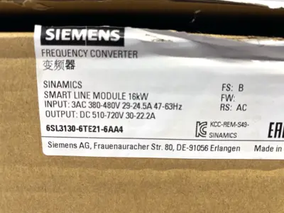 USED SIEMENS 6SL3130-6TE21-6AA4