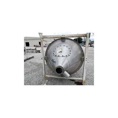 Used Aluminum Cone Bottom Hopper - 150 cu/ft