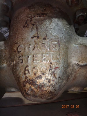 Crane 4", Class 600, CR13, Gate Valve