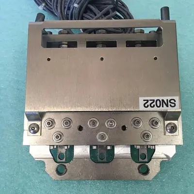 SN0022 with load cells, Actuator valve.