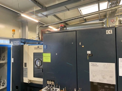 MAKINO Machining Centre Cell (2 off HMC 1998 and 2002 + 22 pallets)