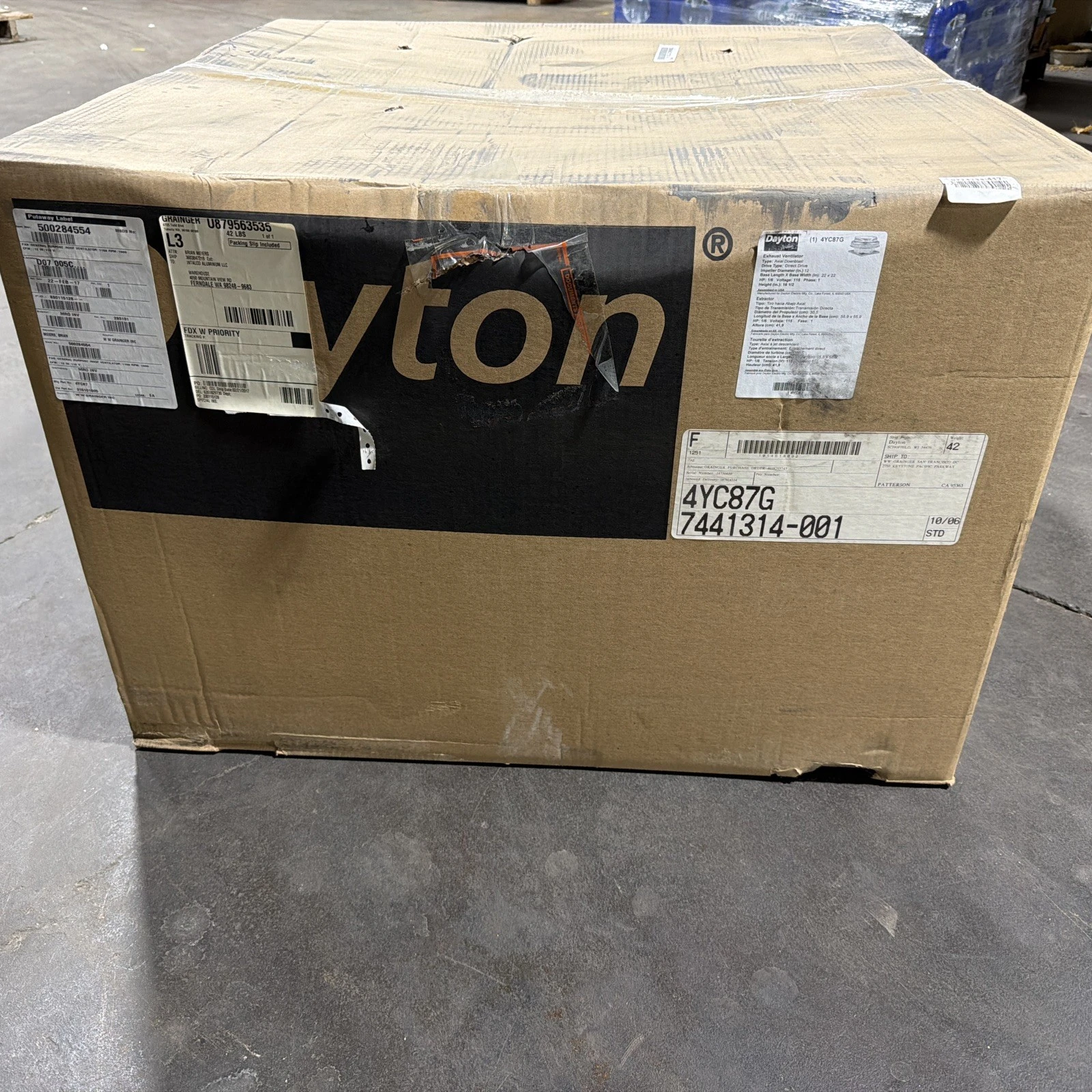 NEW Dayton 4YC87G