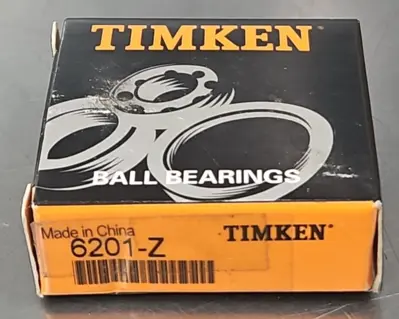 Timken 6201-Z Double Metal Seal Ball Bearings Loc6D30