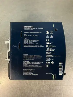 Puls Qt20.241-C1 Power Supply 3-Ph 24V 20A-480W Conformal Coated (4.2.3)