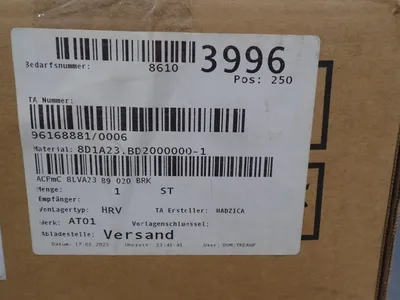 New | in-Stock B&R INDUSTRIAL AUTOMATION 8D1A23.BD20000001 Motors (misc) Ohio US | HGR 24 #1128445