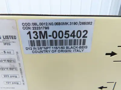 Ingersoll Rand D12IN Refrigerated Air Dryer 7cfm 101psi .22kw 115V Non-Cycling