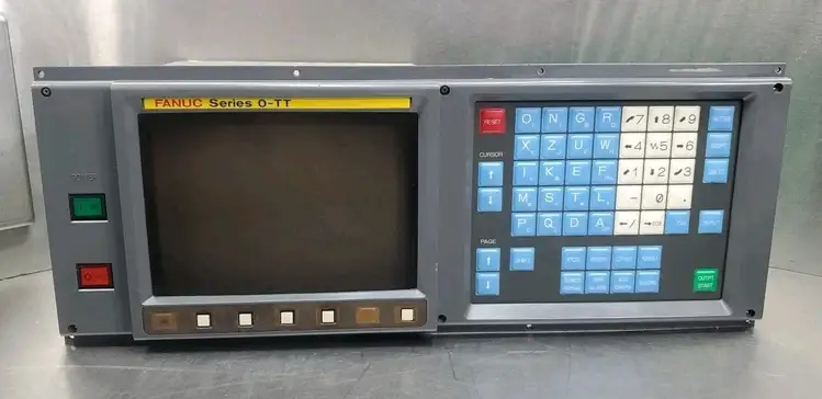 Used FANUC A02B-0091-C082 MDI/CRT UNIT W/A61L-0001-0092 DISPLAY MONITOR Automation Control (HMI) South Carolina US | Palmetto Automation #1160770