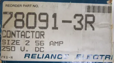 NEW JOSLYN CLARK 78091-3R CONTACTOR 56A SIZE 2 RDP2-5051-11 780913R