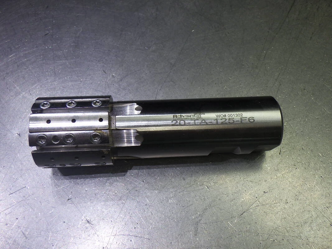 Advent Tool 1.72" 6 Flute Indexable Thread Mill 1.25" Shank 20-TA-125-F6 (LOC2839A)