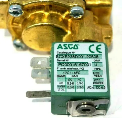NEW ASCO SCXE238D001 .20508 SOLENOID VALVE SCXE238D001