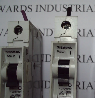 2 Siemens 5SX21 Circuit Breaker 5SX2 230/400V