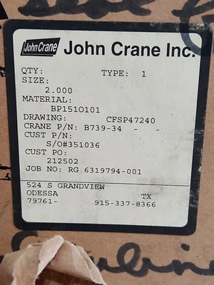 NEW John Crane B739-34
