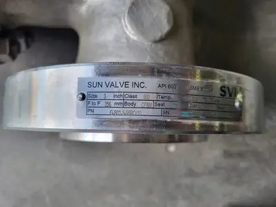 NEW 2019 SUN VALVE INC G-S01-3-06RO/10