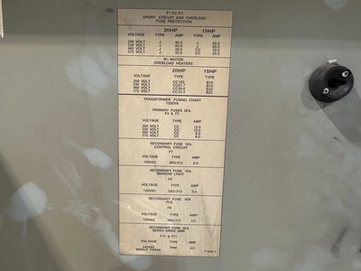 Used 2002 PIRANHA M 1/4-10 Power Squaring Shears (Inch) Illinois US | Revelation Machinery #1283720