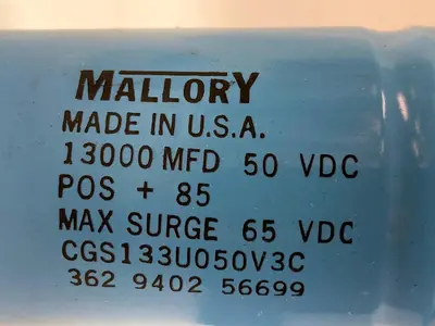New | in-Stock MALLORY CGS133U050V3C Miscellaneous Equipment (Electrical & Power) | Surplus Asset Holdings #1200513