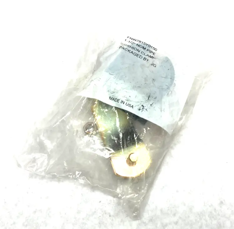 New | in-Stock FNW FIGURE 7815 1-1/2 IN. YELLOW ZINC CUSHIONED PIPE STRUT CLAMP Clamps | Maverick Industrial Sales #1119749