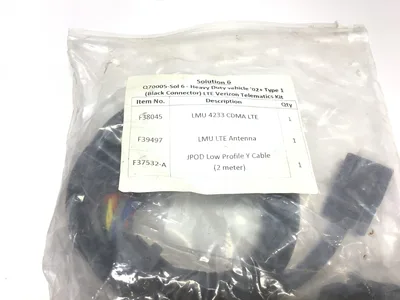 Cability 5C909L-2 Rev. A 9-Pin JPOD Low Profile Y-Cable Connector 2 Meters