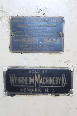 Used Rousselle 3G O.B.I. Presses New Jersey US | Machinery Values #1262844