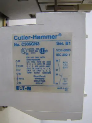 USED CUTLER-HAMMER CUTLER HAMMER AE16KN0