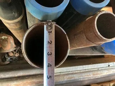Used AFTERMARKET 4 ½" X 40" STEEL WELL CASING Construction Material & Supplies Pennsylvania US | East West Machinery & Drilling #1417613